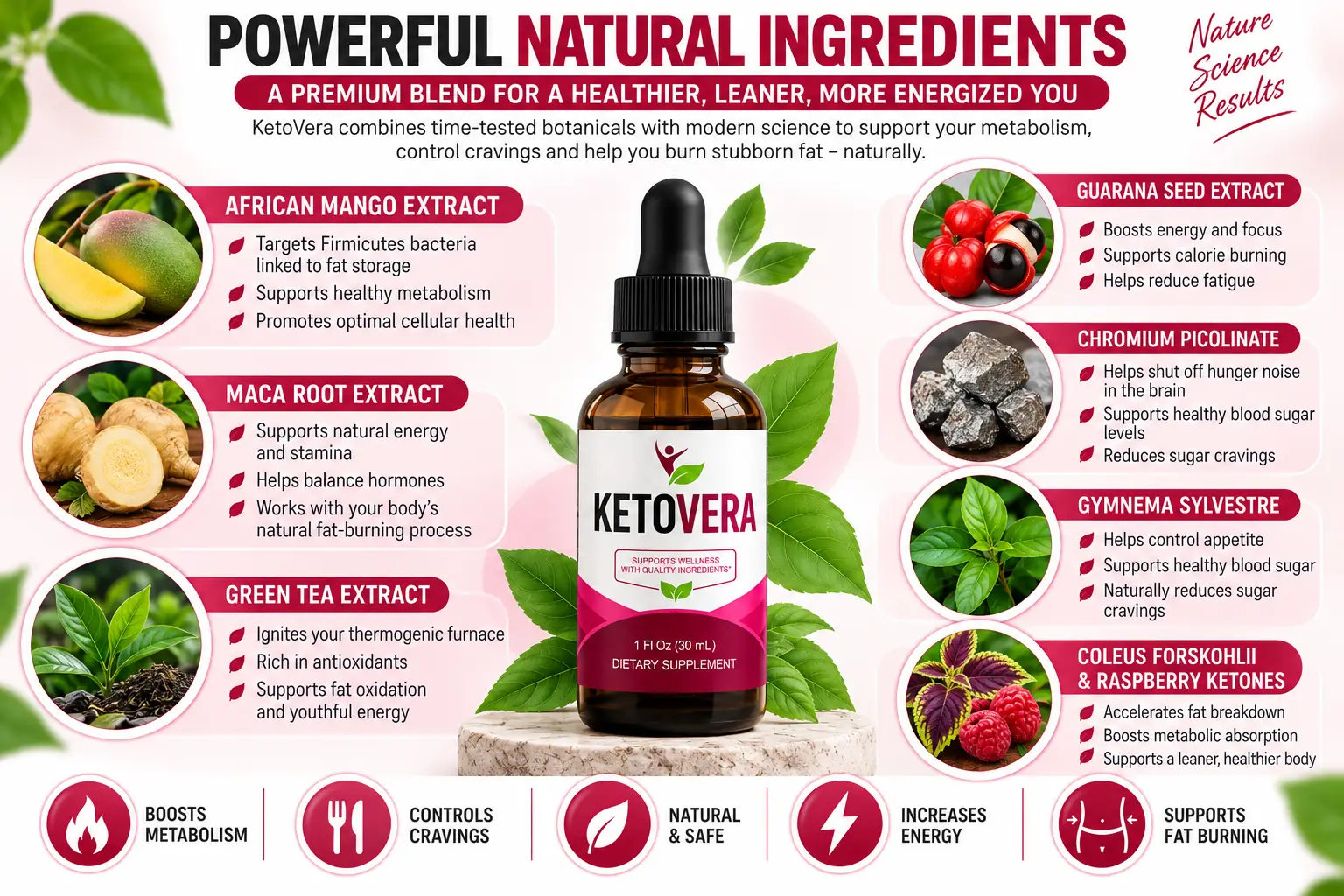 KetoVera ingredients and botanical formula overview