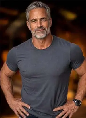 Man holding KetoVera bottle in a lifestyle image